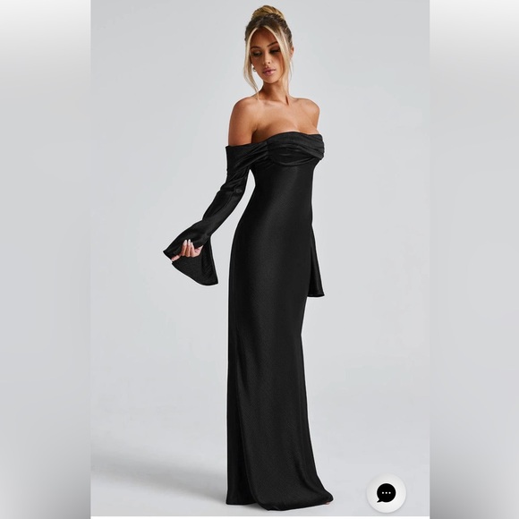 NWT Babyboo SELENE MAXI DRESS - BLACK - Picture 4 of 6